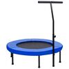 vidaXL Fitness trampol&iacute;na s rukojet&iacute; a bezpečnostn&iacute; podložkou 102 cm