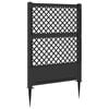 vidaXL Trellice s hrotem Antracitov&aacute; 99 x 6 x 165 cm PP