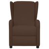 vidaXL Elektrick&eacute; polohovac&iacute; křeslo u&scaron;&aacute;k hněd&eacute; uměl&aacute; kůže