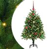 vidaXL V&aacute;nočn&iacute; stromeček s 150 LED diodami s stojanem Zelen&aacute; 120 cm PE