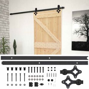 vidaXL Posuvn&eacute; dveře 80 x 210 cm Masivn&iacute; borovicov&eacute; dřevo