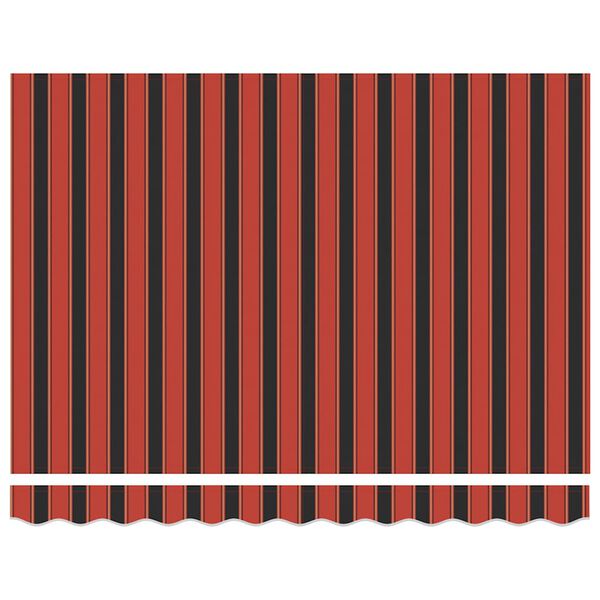 vidaXL Automatick&aacute; zatahovac&iacute; mark&yacute;za oranžov&aacute; a hněd&aacute; 3 x 2,5 m