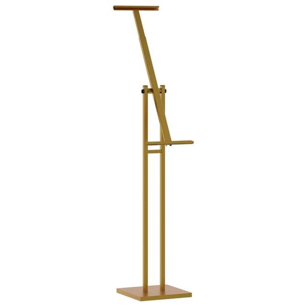 vidaXL Stánky pro veletrhy 2 pcs Zlatá 26,5 x 26,5 x 127 cm Železo