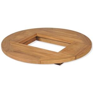 vidaXL Stoln&iacute; deska na basu piva, teak, 70 cm