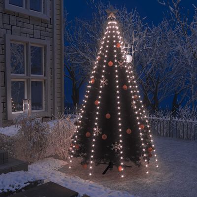 vidaXL Světelná síť na vánoční stromek s 300 LED diodami 300 cm