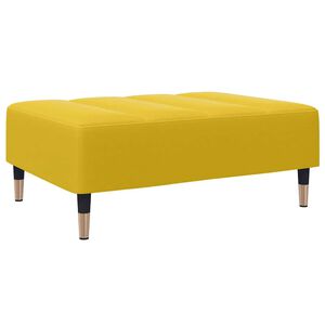 vidaXL Podnožka žlut&aacute; 77 x 55 x 31 cm samet