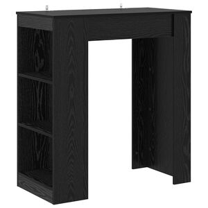 vidaXL Barov&yacute; stůl 95 x 47 x 103,5 cm Kompozitn&iacute; dřevo Čern&yacute; dub