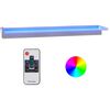 vidaXL Přelivov&yacute; vodop&aacute;d s RGB LED osvětlen&iacute;m nerezov&aacute; ocel 90 cm