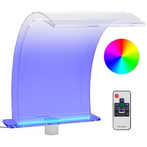 vidaXL Baz&eacute;nov&aacute; font&aacute;na s RGB LED osvětlen&iacute;m akryl 50 cm