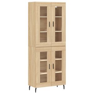 vidaXL Skř&iacute;ň highboard dub sonoma 69,5 x 34 x 180 cm kompozitn&iacute; dřevo