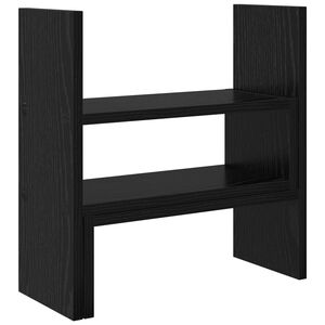 vidaXL Stojan na monitor na stůl Čern&yacute; dub 40 x 17 x 41 cm