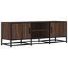 vidaXL TV skř&iacute;ňka hněd&yacute; dub 120 x 35 x 41 cm kompozitn&iacute; dřevo a kov