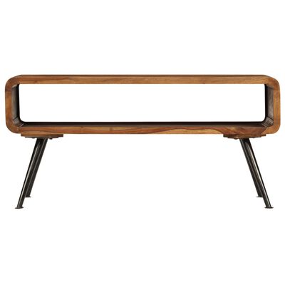 vidaXL Konferenční stolek z masivního sheeshamu 95 x 40 x 45 cm