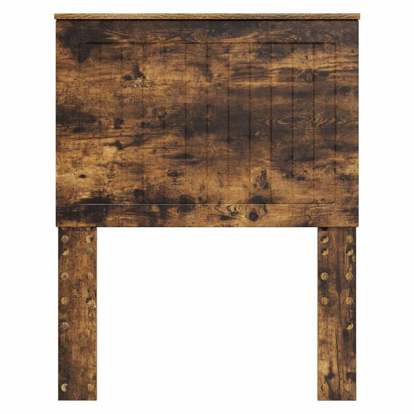 vidaXL Čelo postele s čelo Kouřov&yacute; dub 75 cm Kompozitn&iacute; dřevo