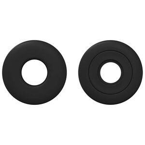 vidaXL Ložiska fotbalov&eacute;ho stolu pro tyče 5 x 5 x 2,8 cm 10 pcs Čern&aacute;