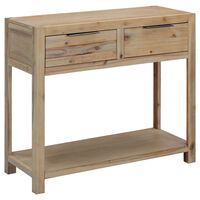 vidaXL Konzolový stolek 82 x 33 x 73 cm masivní akáciové dřevo