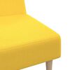 vidaXL 2m&iacute;stn&aacute; rozkl&aacute;dac&iacute; pohovka žlut&aacute; textil