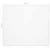 vidaXL Ochrann&aacute; f&oacute;lie na stůl matn&aacute; 80x80 cm 1,6 mm PVC