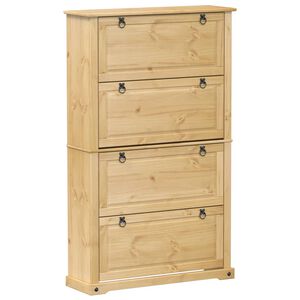 vidaXL Botn&iacute;k Corona 99 x 32 x 163,5 cm masivn&iacute; borov&eacute; dřevo