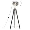vidaXL Stojací lampa na stativu černá masivní mangovníkové dřevo 97 cm