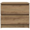vidaXL Nočn&iacute; stolek dub artisan 50 x 40 x 43,5 cm kompozitn&iacute; dřevo