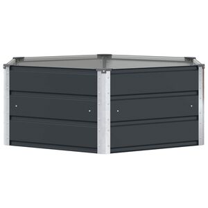 vidaXL Truhl&iacute;k Antracit 129 x 129 x 45 cm Ocel