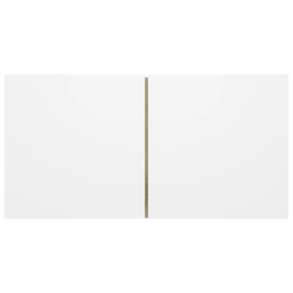 vidaXL Z&aacute;věsn&aacute; TV skř&iacute;ňka b&iacute;l&aacute; a dub sonoma 60x30x30 cm