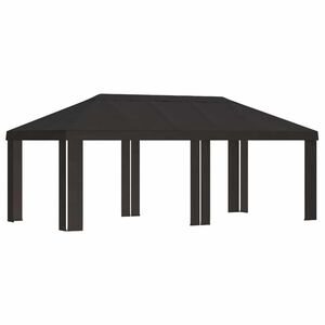 vidaXL Plachta na alt&aacute;n 6 x 3 m Antracitov&aacute; Polyester 190