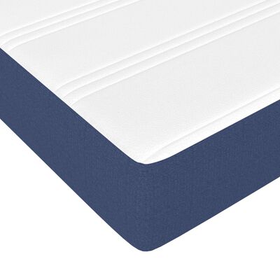 vidaXL Taštičková matrace modrá 120 x 200 x 20 cm textil