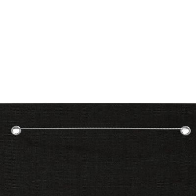 vidaXL Balkonová zástěna černá 120 x 240 cm oxfordská látka