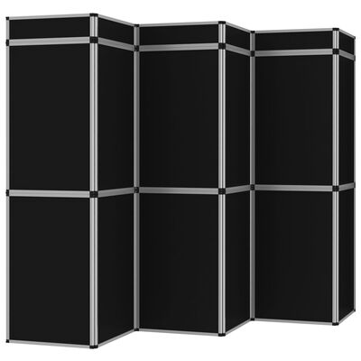 vidaXL 18dílný plakátový rám nástěnný 362 x 200 cm černý