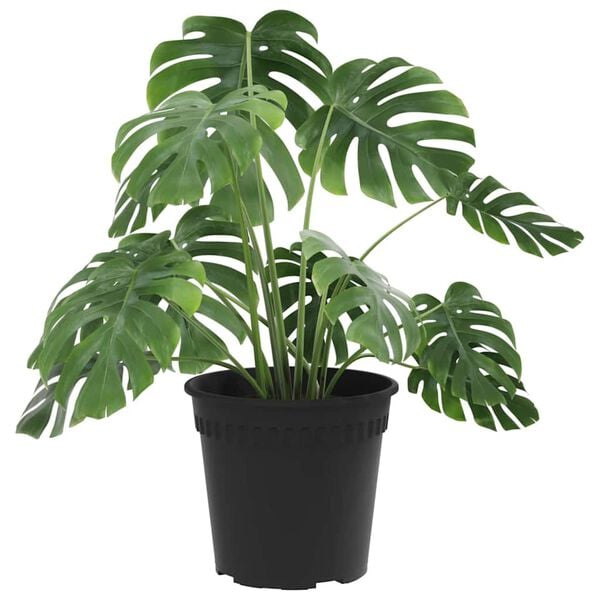 vidaXL Kulat&yacute; květin&aacute;č 24 pcs Čern&aacute; &Oslash; 17 x 14 cm Plast