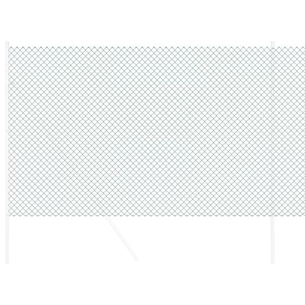 vidaXL Plot z řetězov&yacute;ch odkazů Zelen&aacute; 10 x 1,6 m Ocel