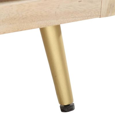 vidaXL Konferenční stolek 90 x 45 x 40 cm masivní mangovníkové dřevo