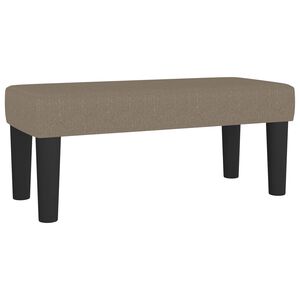 vidaXL Lavice taupe 70 x 30 x 30 cm textil