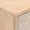 vidaXL Komoda se z&aacute;suvkami 55 x 30 x 76 cm masivn&iacute; mangovn&iacute;k a železo