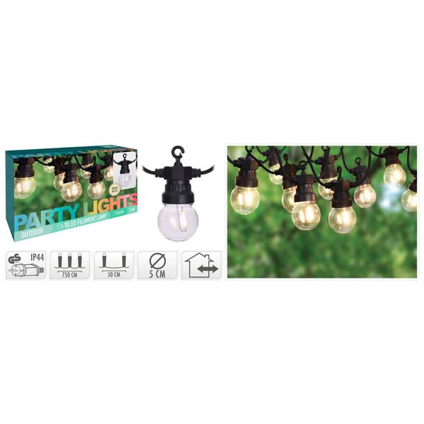ProGarden Zahradn&iacute; LED osvětlen&iacute; 20 světel 24 V
