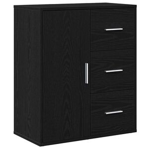 vidaXL Serv&iacute;rovac&iacute; skř&iacute;ň Čern&yacute; dub 60 x 31 x 70 cm Kompozitn&iacute; dřevo