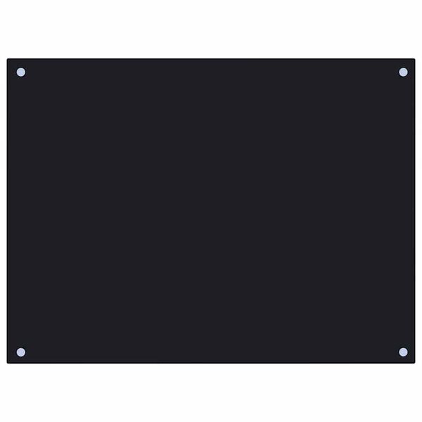 vidaXL Kuchyňsk&yacute; panel čern&yacute; 80 x 60 cm tvrzen&eacute; sklo