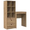 vidaXL Stůl Artisanov&yacute; dub 105,5 x 34 x 127 cm 2 ks
