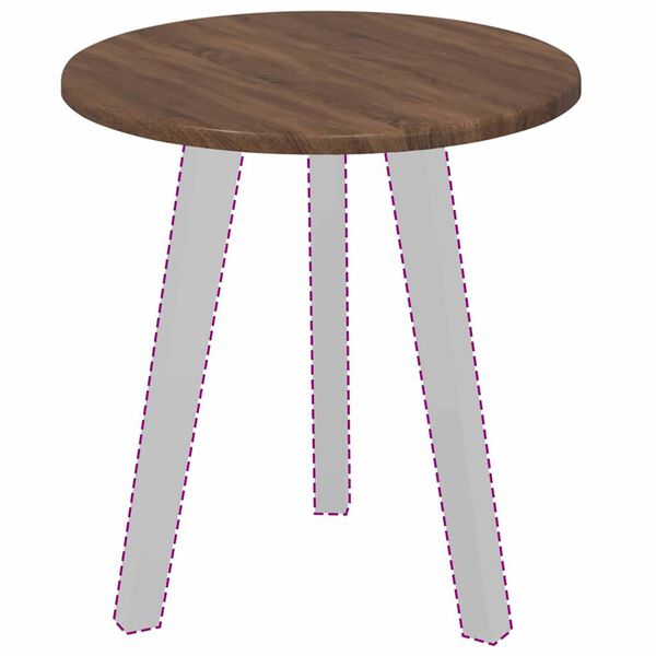 vidaXL Deska stolu Hněd&yacute; dub 40 x 40 x 1,5 cm kompozitn&iacute; dřevo