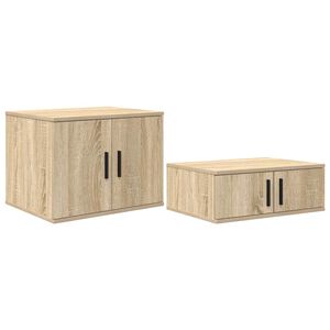 vidaXL &Uacute;ložn&aacute; skř&iacute;ňka 2 pcs Sonoma dub 127 x 41 x 40 cm