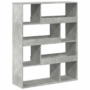 vidaXL Dělic&iacute; stěna betonově &scaron;ed&aacute; 100 x 33 x 125,5 cm kompozitn&iacute; dřevo