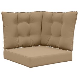 vidaXL Venkovn&iacute; pol&scaron;t&aacute;ř na pohovku Polyester Taupe 50,5 x 50,5 cm