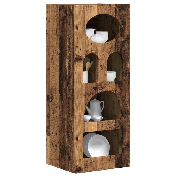 vidaXL Serv&iacute;rovac&iacute; skř&iacute;ň Star&eacute; dřevo 40 x 35 x 100,5 cm