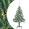 vidaXL Uměl&yacute; v&aacute;nočn&iacute; stromeček se sněhem a LED osvětlen&iacute;m 120 cm