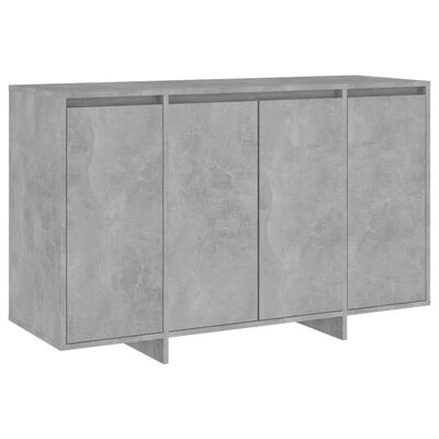 vidaXL Příborník betonově šedý 120 x 41 x 75 cm dřevotříska