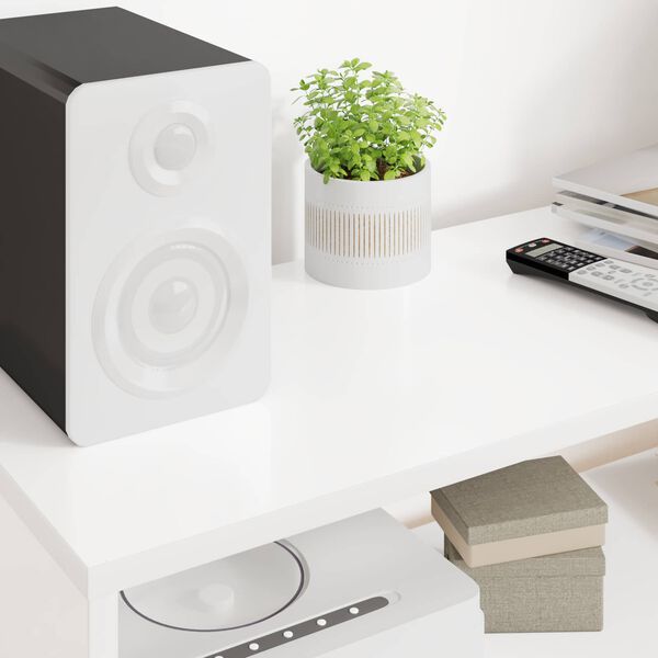 vidaXL Televizn&iacute; skř&iacute;ň B&iacute;l&aacute; 100 x 30 x 40 cm kompozitn&iacute; dřevo