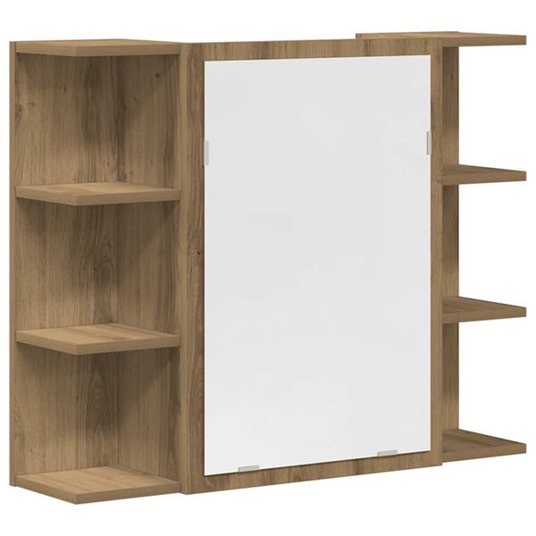 vidaXL 3d&iacute;ln&aacute; koupelnov&aacute; sestava dub artisan kompozitn&iacute; dřevo