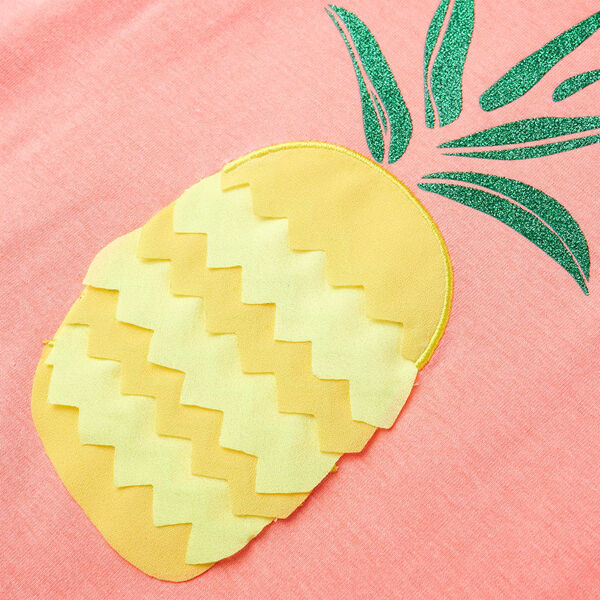 Dětské tričko neonově korálové 92